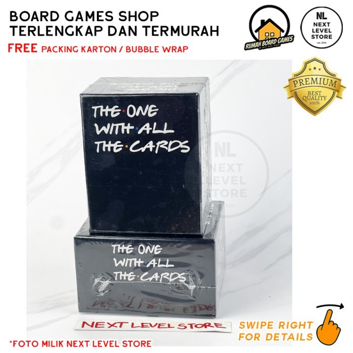 (PROMO) The One With All The Cards Game - MINOR DEFECTIVE BOX