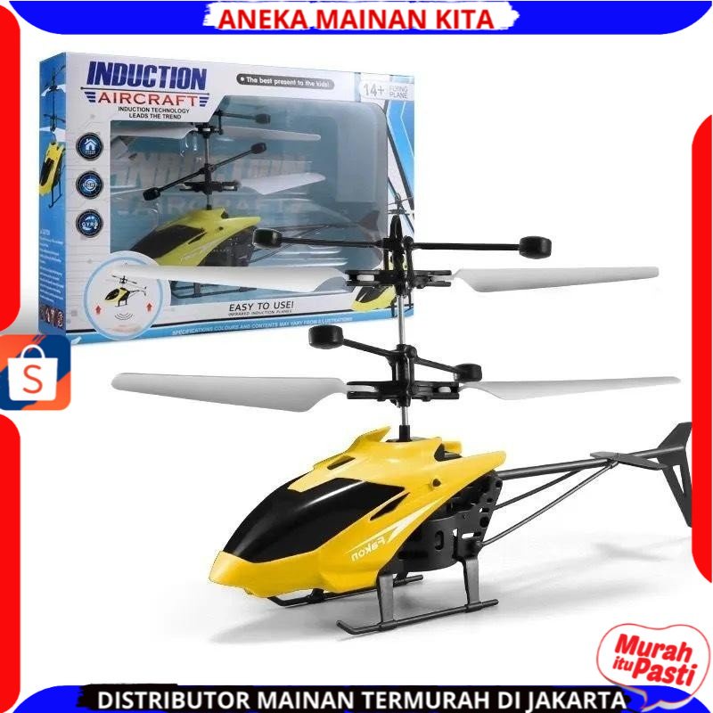 Mainan Helikopter Remote Control R/C Mainan Helikopter SNI Mainan Anak Helicopter Termurah New