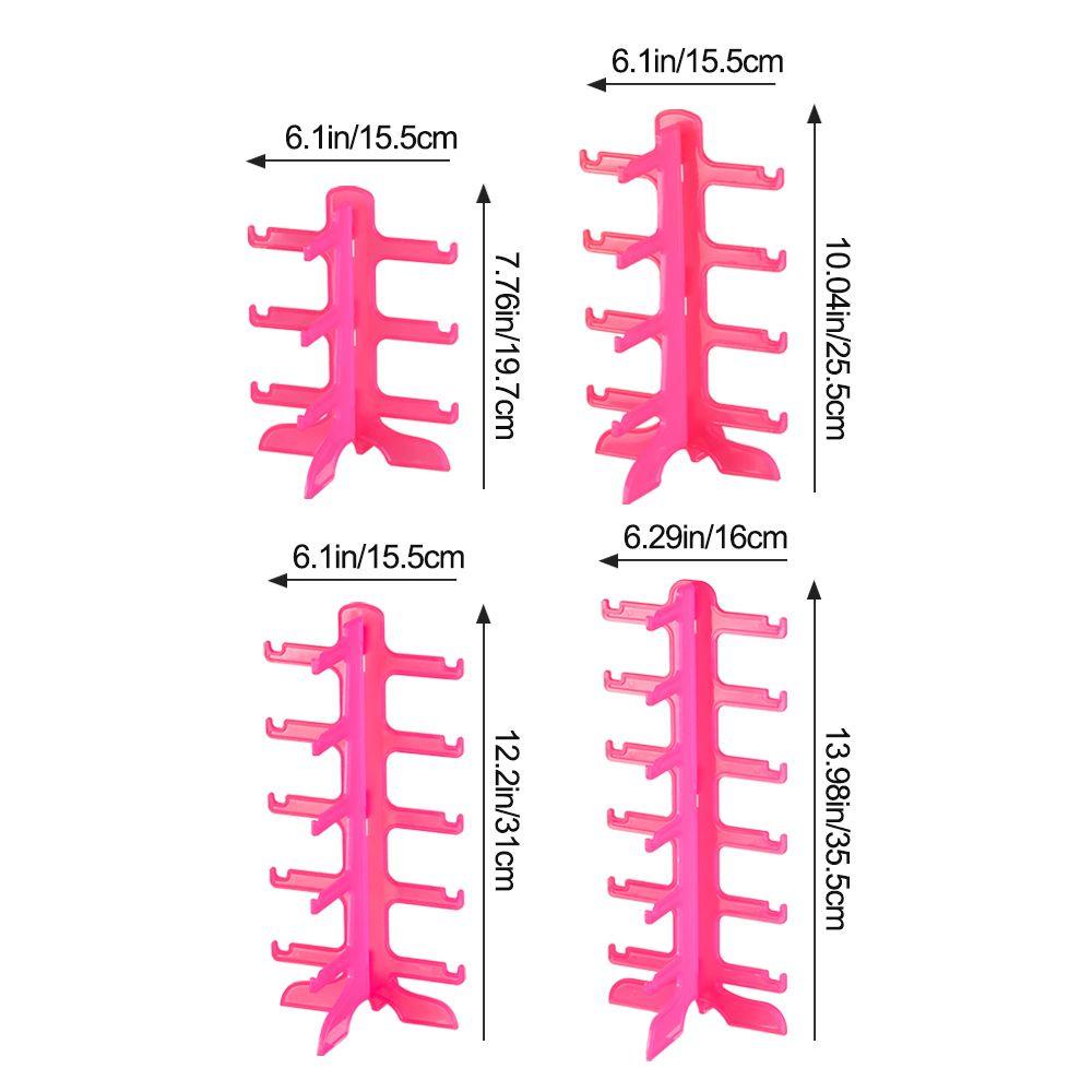 LILY Eyeglasses Display Stand Colorful Home Organizer Penyimpanan Kacamata Plastik