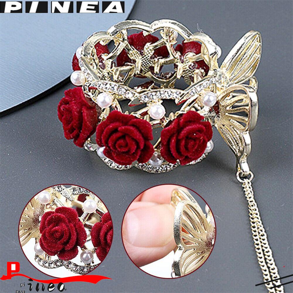 Jepit Rambut Mawar Nanas Hiasan Kepala Wanita Baru Pill Head Hair Clip