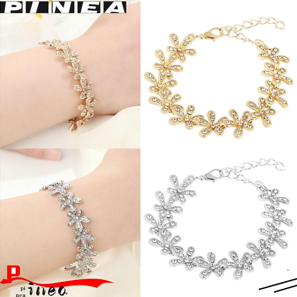 Perhiasan Gelang Nanas Fashion Ekstensi Rantai Bunga