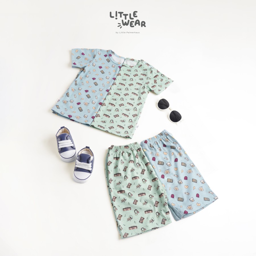 Little Palmerhaus - Little Wear Shoulder Button Short 14.0 RETRO SERIES