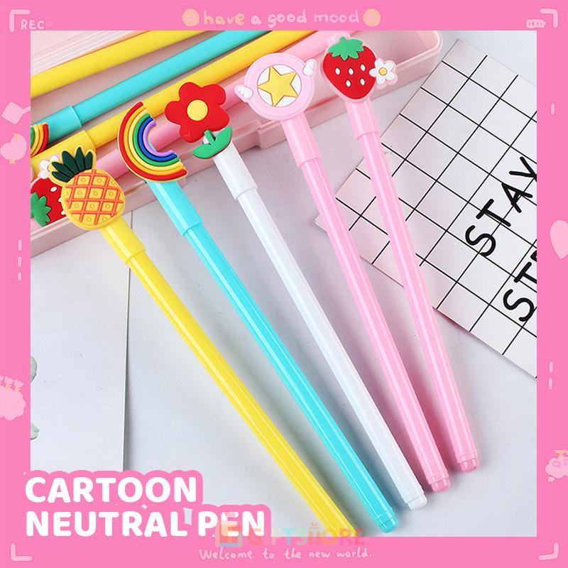 

COD✨Pulpen Karakter Kartun Buah Pena Gel Motif Karakter Lucu Warna Warni Bolpen Tinta Gel Alat Tulis Kantor Sekolah Murah Import-EG