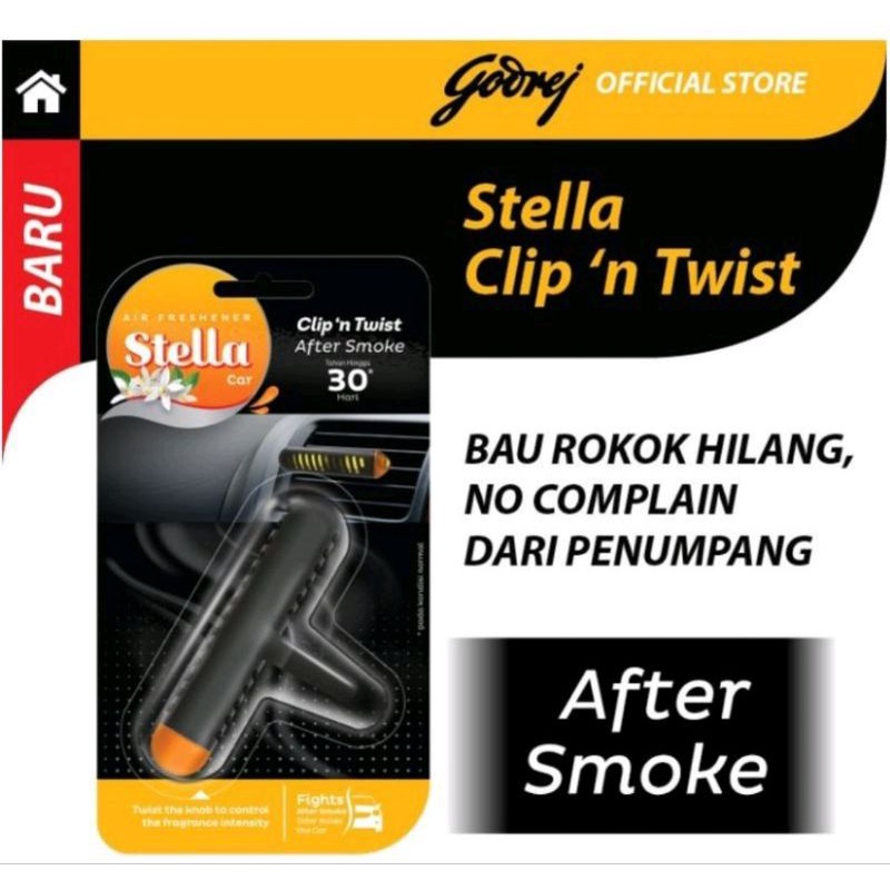 STELLA CAR CLIP'N TWIST CAR PARFUME/PARFUM MOBIL Pengharum mobil