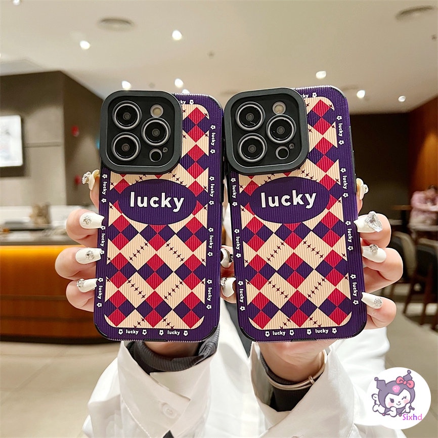 IPHONE Berlian Biru Mode Sederhana Kompatibel Untuk Iphone14 13 12 11 Pro Max SE 2020 X Xr Xs Max8 7 Plus Perlindungan Shockproof Phone Case Soft Silicon Cover XJJJJ