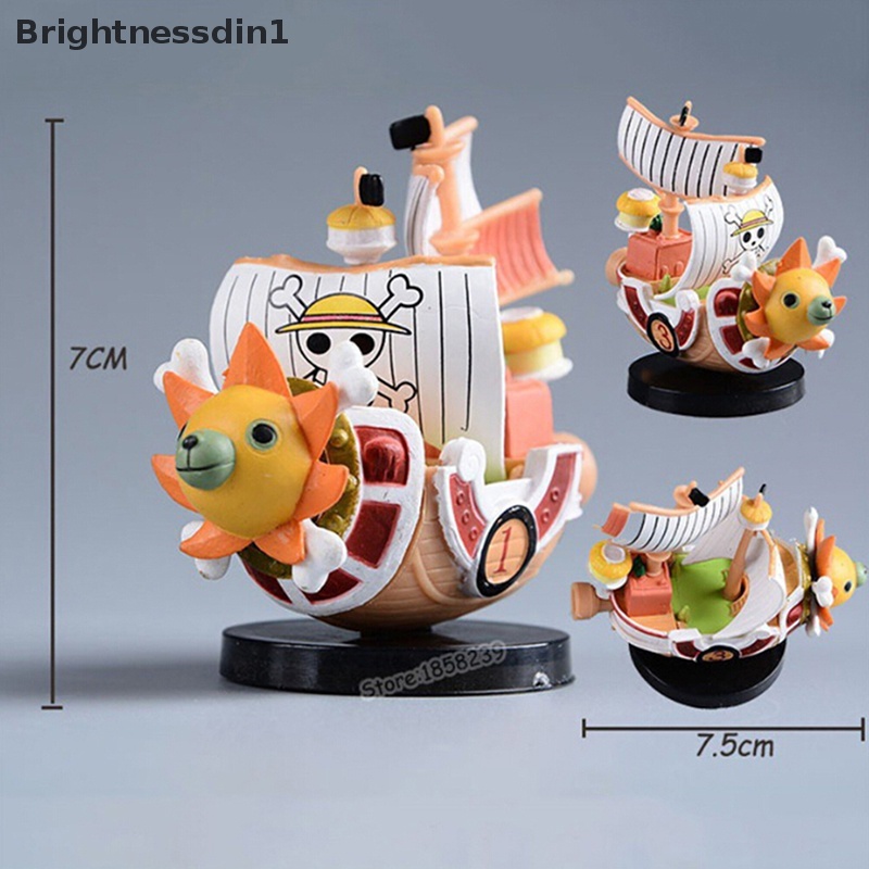 [Brightnessdin1] 1pc One Piece Going Merry Thousand Sunny Grand Kapal Bajak Laut Action Figure Butik