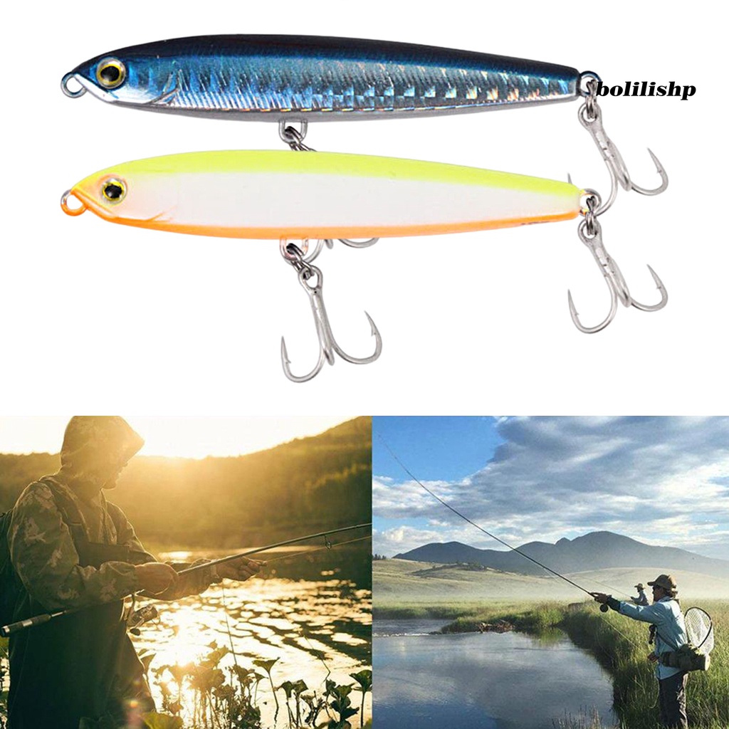Bo-10-24g Umpan Umpan Simulasi Realistis 3D Fisheye Treble Hook Panjang Casting Multi-Swim Layer Fishing Lure Perlengkapan Memancing