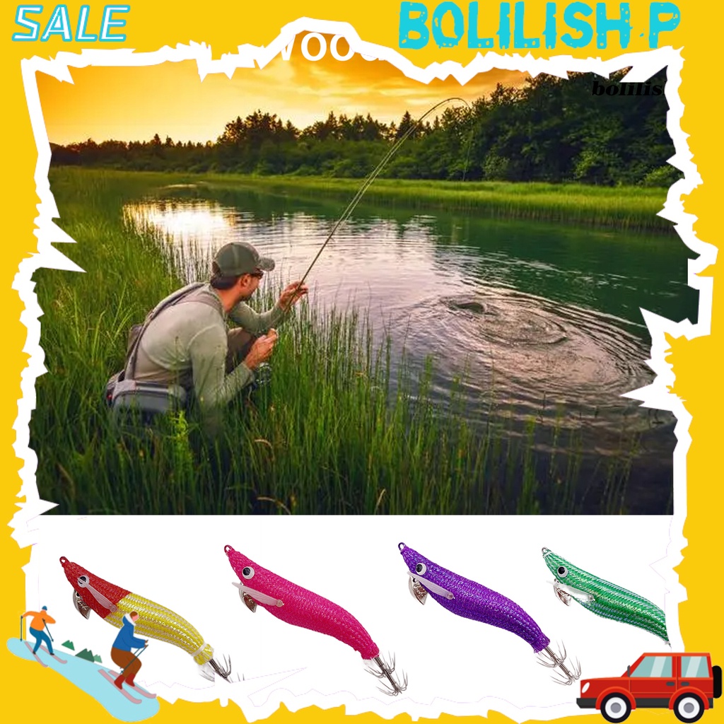 Bo-9cm Umpan Pancing Dengan Efek Bercahaya 3D Simulasi Fisheye Tajam Kait Simulasi Angling Logam Kayu Kait Udang Memancing Luar Ruangan