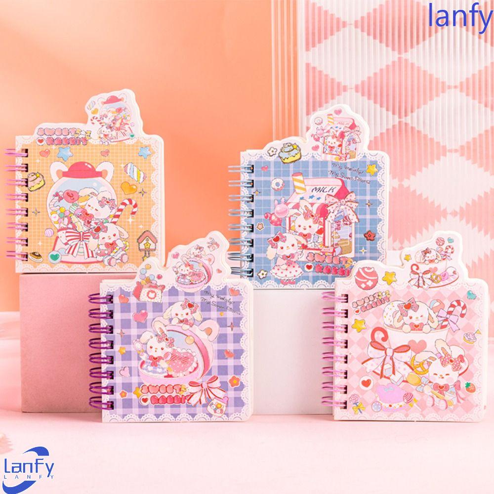 Lanfy A7 Notebook Portable Kuromi Buku Latihan Kantor Sekolah Mengambil Notes To Do List Mini Coiled Book