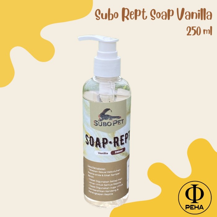 Subo Rept Soap Sabun Mandi Reptil Sabun Torto Sabun Kura Subo Vanilla - 100 ml