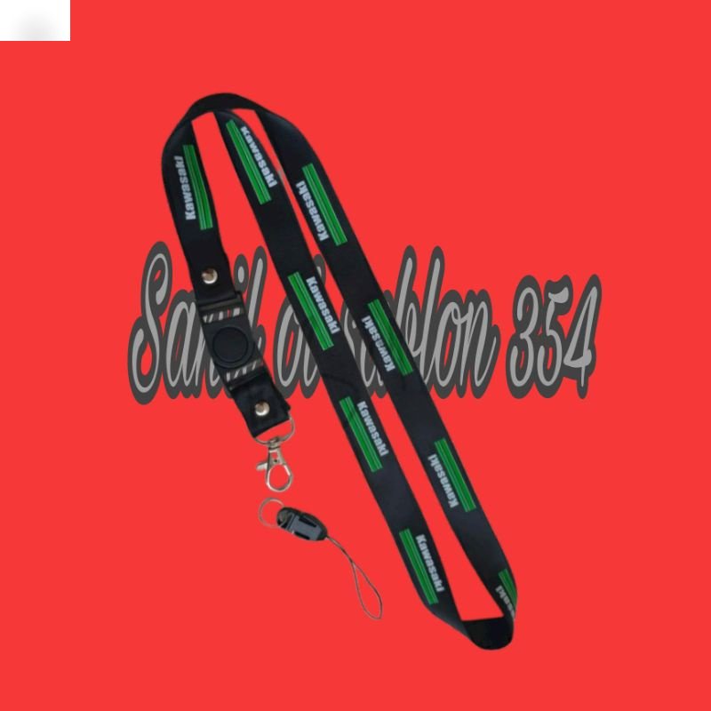 

TALI LANYARD KAWASAKI GANTUNGAN KUNCI/GANTUNGAN ID CARD/GANTUNGAN HP/ gantungan murah best seller