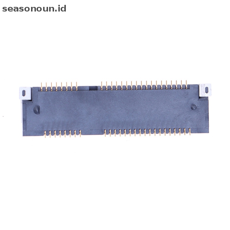 Seasonoun 1Pc Konektor MINI PCIE Msata PCI-E Socket Slot 52P Card Holder Tinggi 4.0MM.