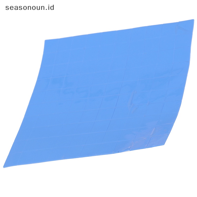 Seasonoun 100Pcs 10 * 10 * 0.5mm Thermal Pad GPU CPU Heatsink Pendingin Pad Silikon Konduktif.