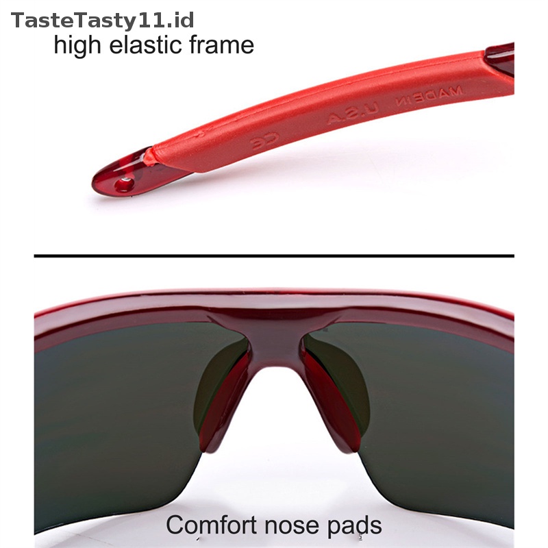 Tastetasty Outdoor Sport Cycling Eyewear Kacamata Sepeda UV400 Kacamata Olahraga Memancing.