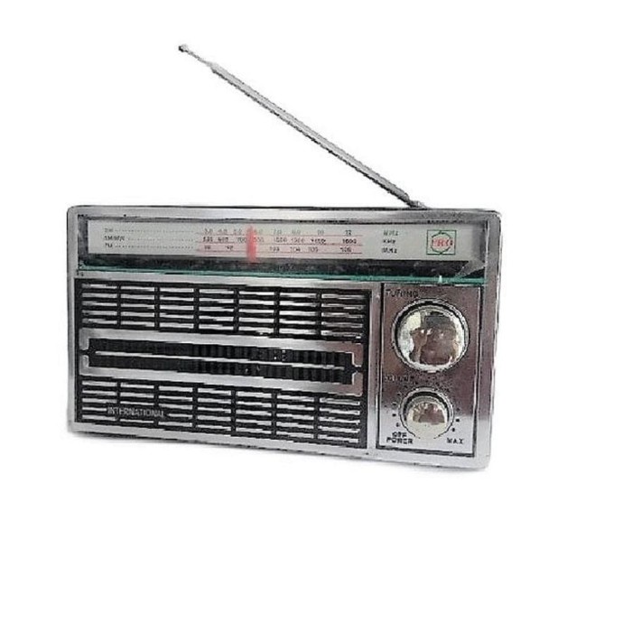 Radio box jadul International F-4250 Radio portable