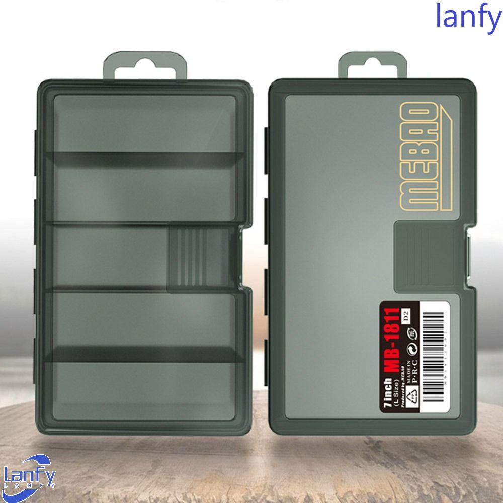 Lanfy Tool Box Container Case 5sekat Aksesoris Pancing Kotak Umpan Tempat Penyimpanan Barang Pancing