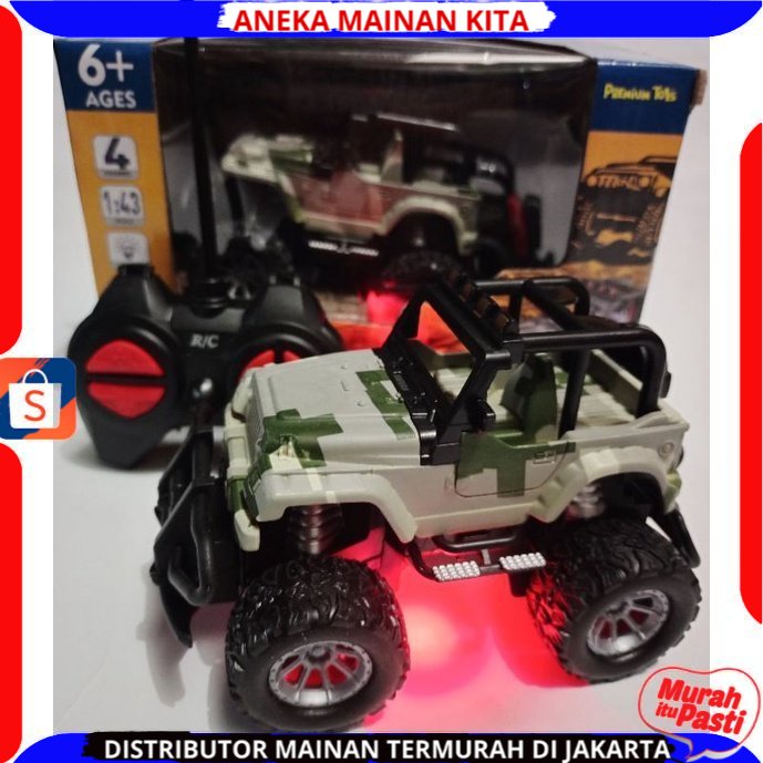 Mainan Anak Mobil Remote control Offroad RC Rock Crawler Jeep Mini Climber