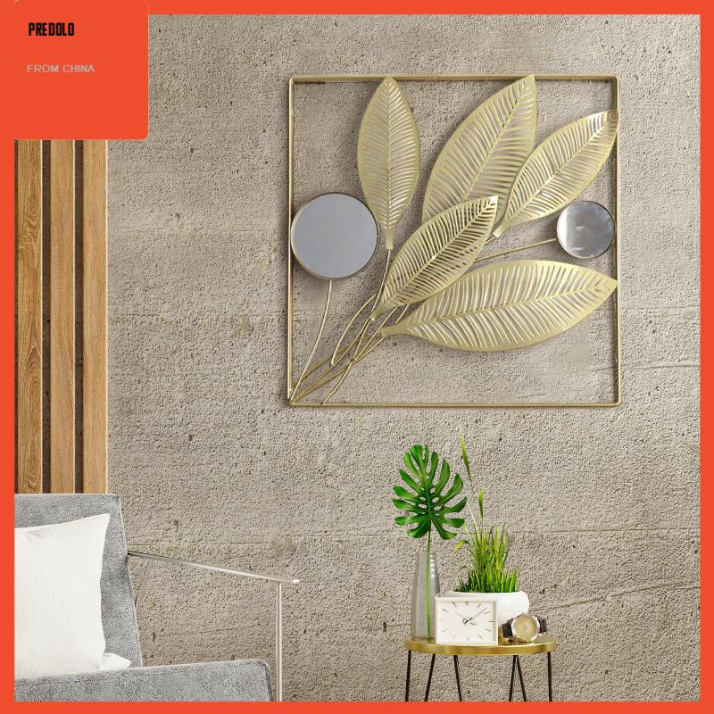 [Predolo] Dekorasi Seni Dinding Bahan Metal Berbingkai Modern Artwork Untuk Rumah Kantor Ruang Tamu