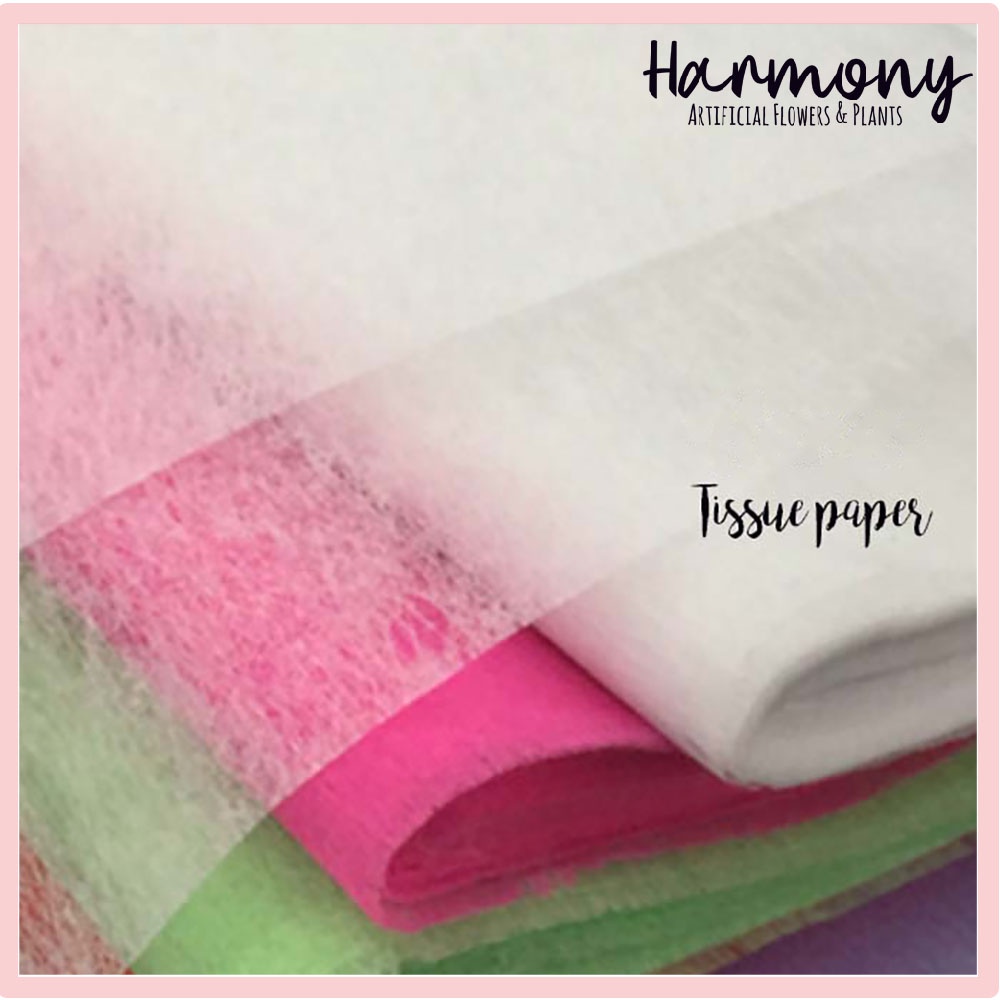 

kertas bunga tissue paper flower wrapping buket bunga cellophane hand bouquet