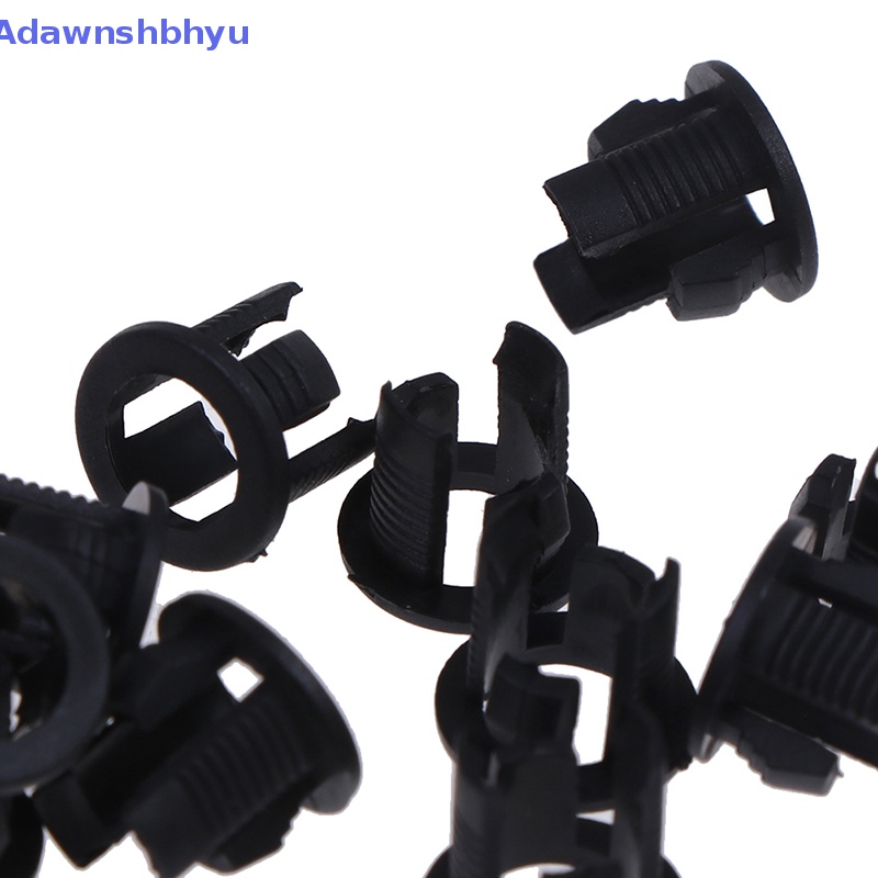 Adhyu 50Pcs Klip Holder LED Plastik 3mm/5mm-Bezels Mounts Cases Rumah Hitam ID