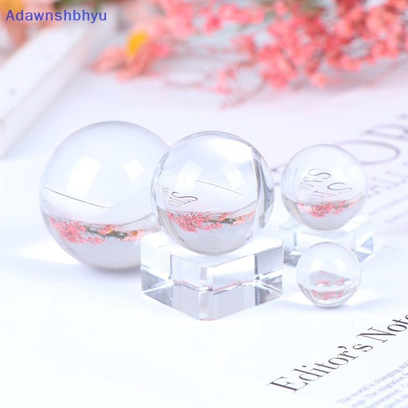 Adhyu 1Pc Bola Kristal Bening Healing Sphere Properti Fotografi Dekorasi Rumah ID