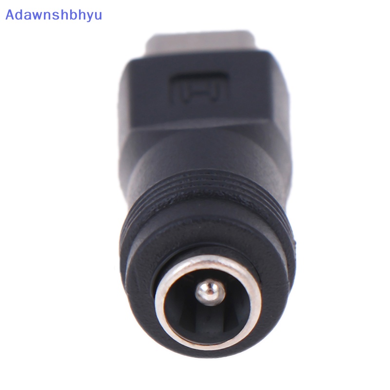 Adhyu 1pcs jack Female 5.5*2.1mm Ke Type-C 3.1 Male Plug 90per180derajat DC Adaptor ID