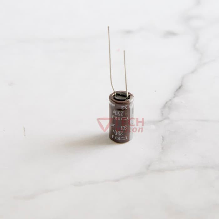 Kapasitor Elco 33uf - 250v 33uf250v 33uf/250v Capacitor