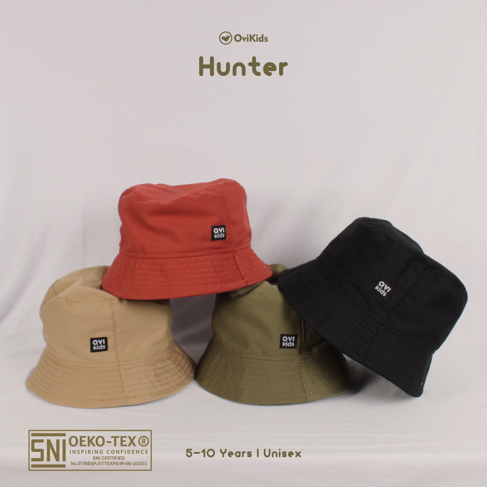 OVIKIDS BUCKET HAT HUNTER / TOPI ANAK LAKI LAKI DAN PEREMPUAN