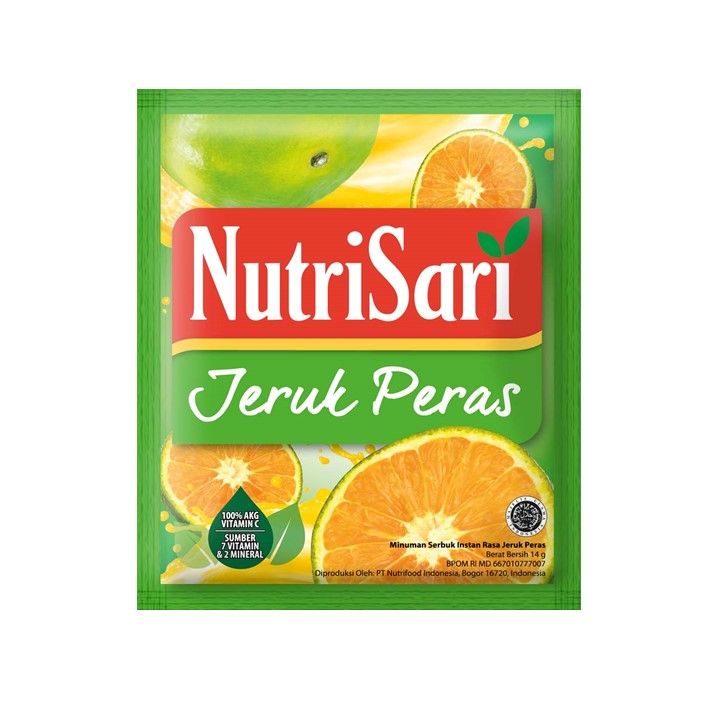 

NutriSari Jeruk Peras [10 Sachet]