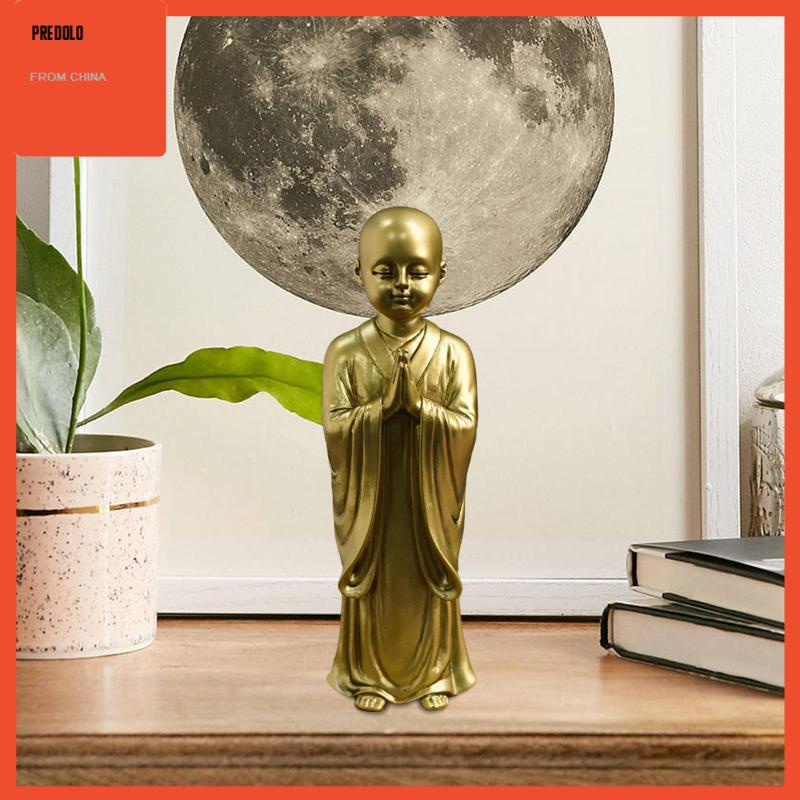 [Predolo] Patung Buddha Patung Buddha Indoor Dekorasi Rumah Feng Shui Ornamen Mobil Kerajinan Resin Untuk Teras Kantor Dekorasi Ruang Tamu Indoor/Outdoor