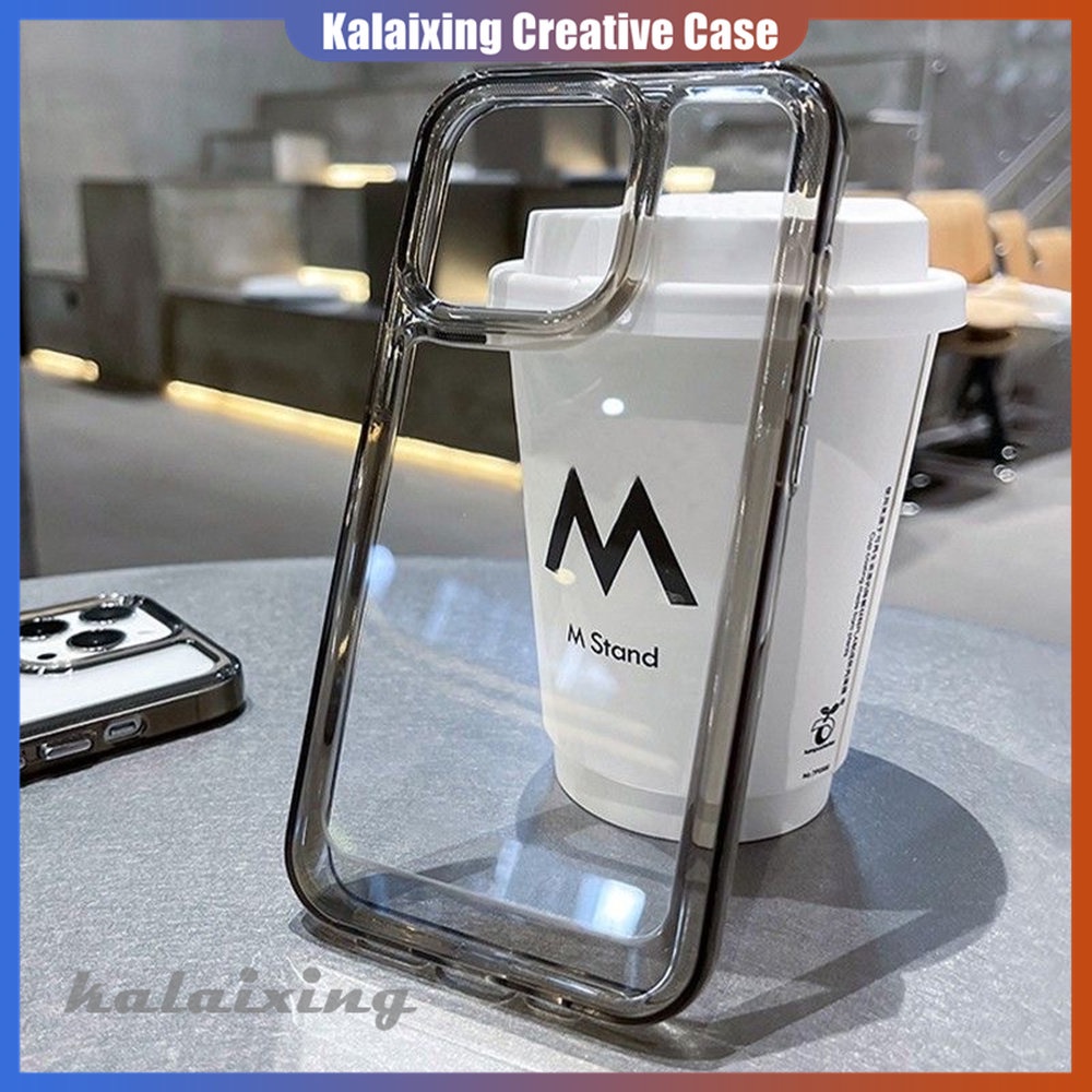 IPHONE Casing Shockproof Bening Mewah Untuk Iphone14 13 12 11 Pro Max7 8 Plus Clear Hard Bumper Casing Akrilik Keras