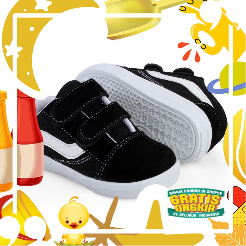 Sepatu Anak Laki Laki Vans Umur 1 2 3 4 5 6 7 Tahun/ Lucu kado Ultah