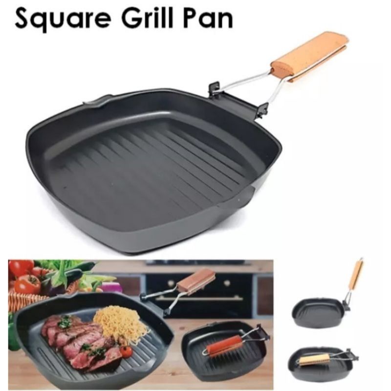 Bakaran Lipat | Square Grill Pan GSF 22 cm Cuanku