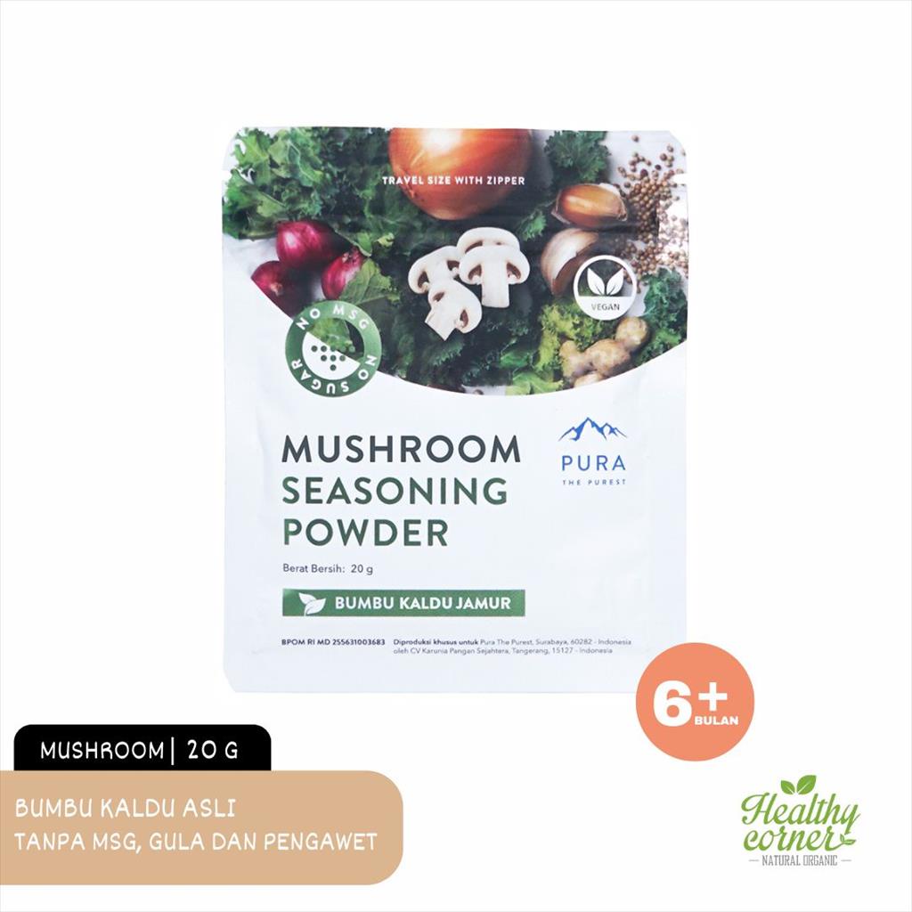 

PURA Seasoning Kaldu Jamur Asli Non MSG Kaldu MPASI 20g