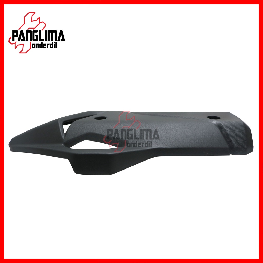 Penutup Knalpot Hitam Polos Model Vario 160 New LED / PCX 160 K1Z 2021-2022 Cover Tutup Pelindung Tameng Kenalpot Muffler Exhaust