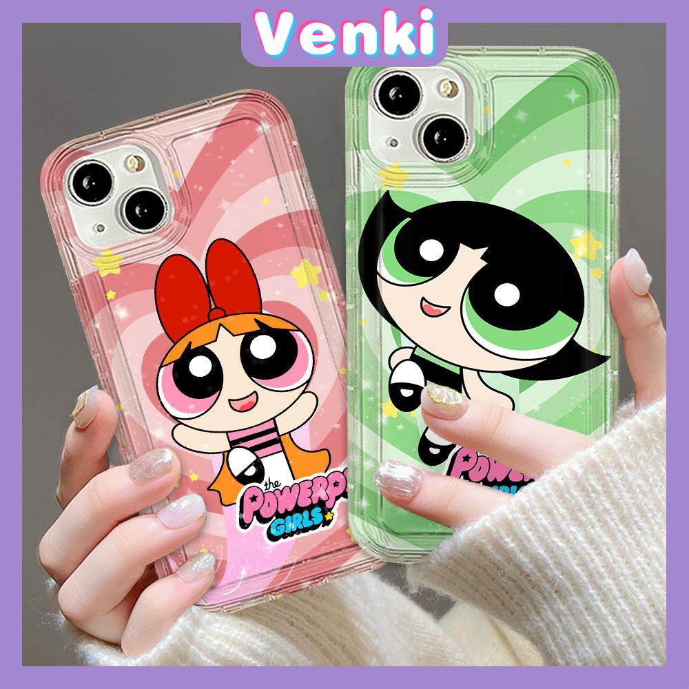 VENKI - For iPhone 11 Case Clear Phone Case TPU Soft Case Airbag Shockproof Protection Camera Cute Little Girl Compatible with iPhone 14 13 Pro Max iPhone 12 Pro Max XR XS 7 8Plus