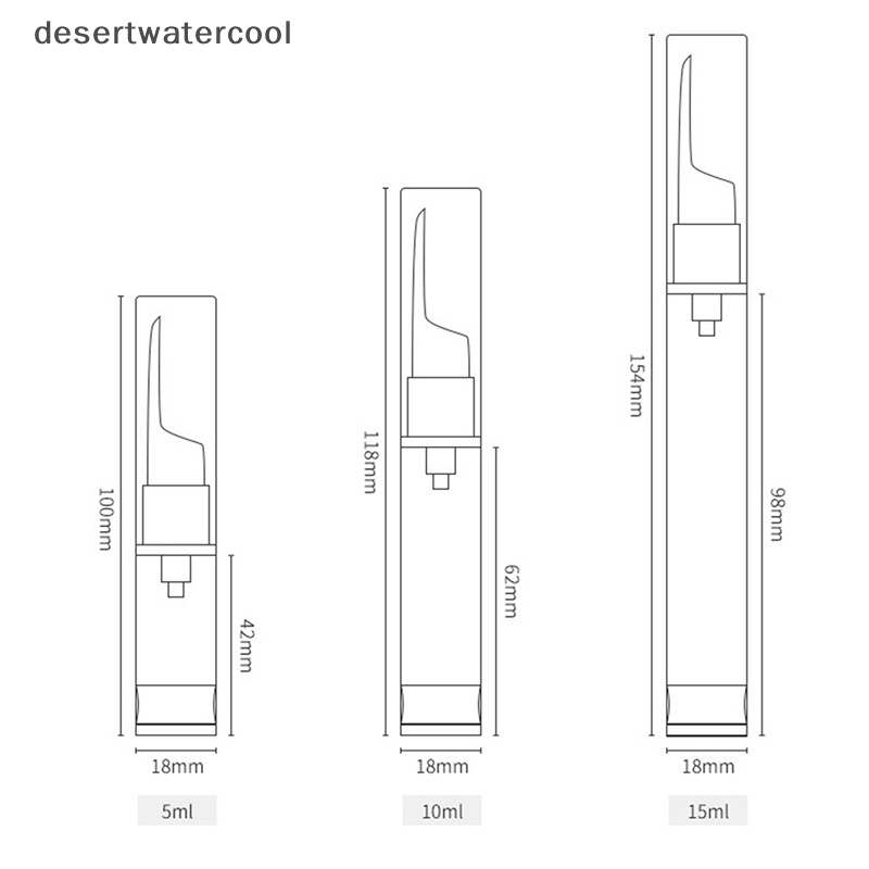 Deid5 /10 /15ML Botol Pompa Airless Krim Mata Kosong Isi Ulang Wadah Vakum Martijn