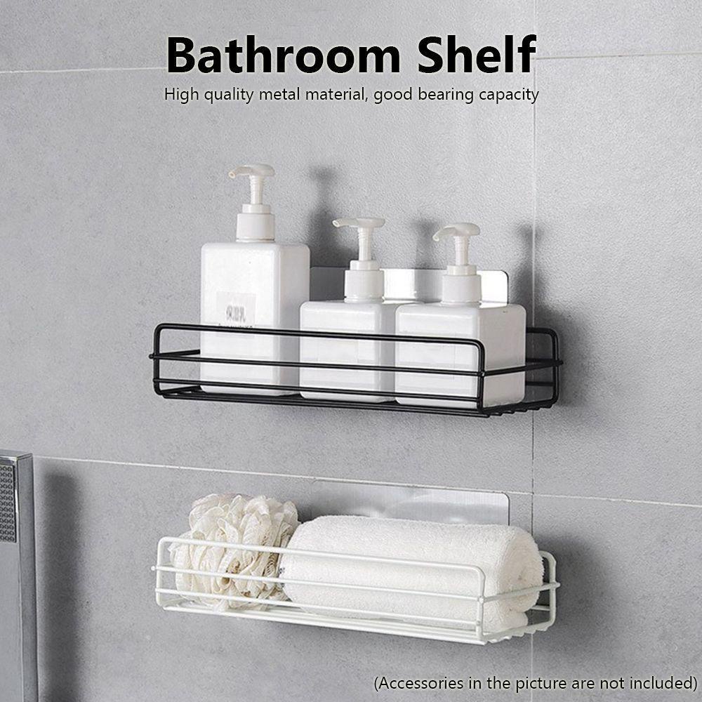 Populer Rak Penyimpanan Kamar Mandi Besi Siku Frame Organizer Shelf