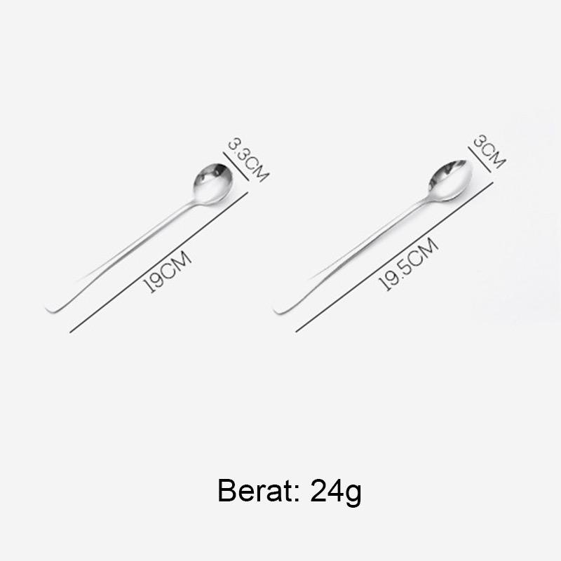 Sendok Makan Korea Isi 1 Pcs Bahan Stainless Tebal Awet Berkualitas Sendok Korea Alibaba1688