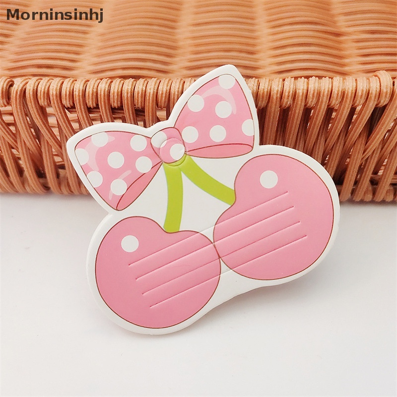 Mornin 50pcs Kartun Cherry Kabel Rambut Hairpin Display Kartu Handmade DIY Perhiasan Paket Karton Klip Rambut Kerajinan Hang Tag Kartu id