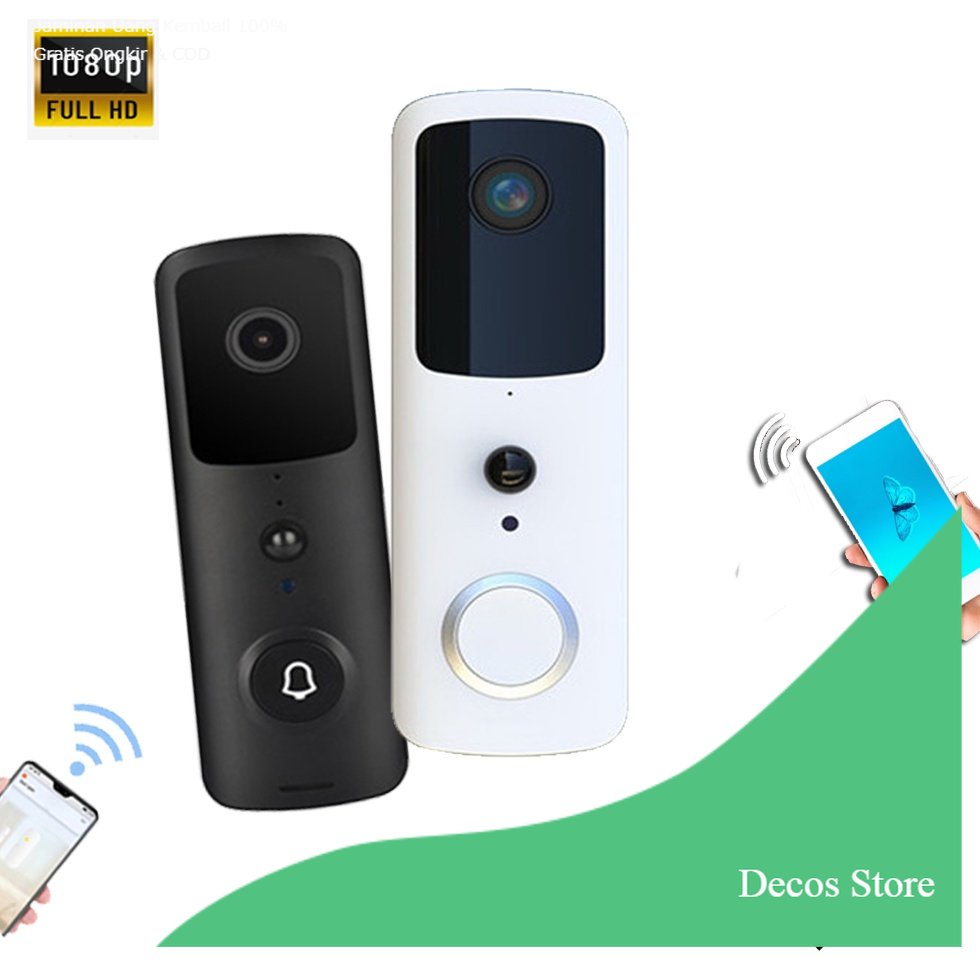 [Decos] Bell kamera Murah / Bell Kamera / Bell rumah / Bell wireless / Bel rumah wireless / Bel ruma