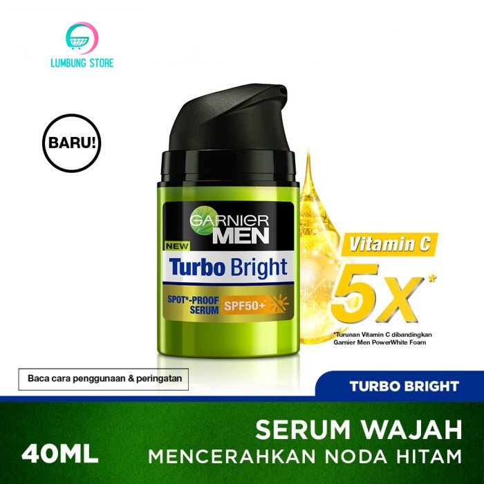 Garnier Men Turbo Bright Spotproof Serum SPF50 40ml