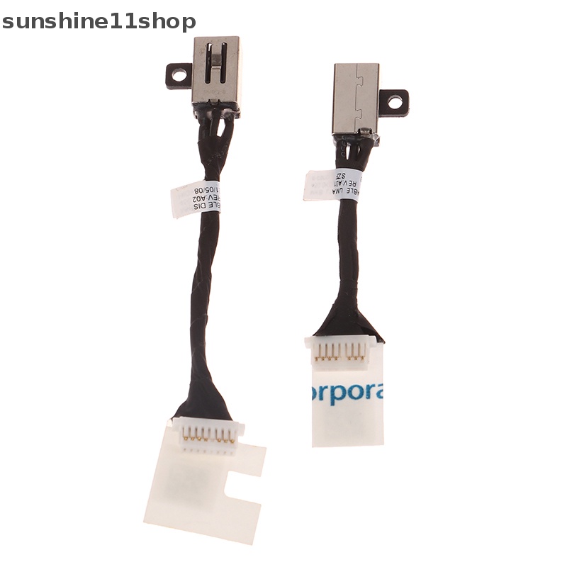 Sho Untuk Dell Lintang 3410 3510 E3510 E3410 Kabel Fleksibel Pengisian Laptop 07DM5H 0N8R4T DC Power Jack cable N