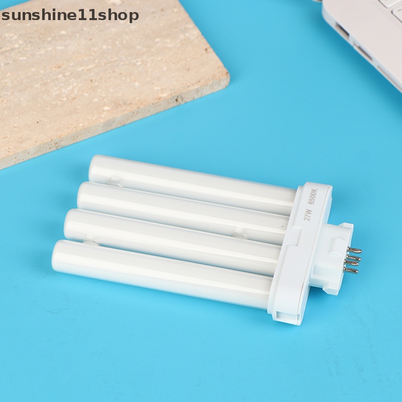 Sho 1Pc 27W AC220V-240V Empat Pin Lampu Neon Tabung Square s Light Tube N