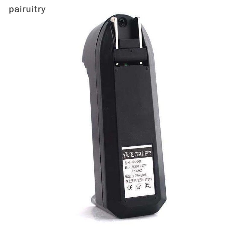 Charger PRT High Quality186504.2V Senter Cahaya Kuat Charger Slot Tunggal Charger Universal Hitam Lithium Charger PRT