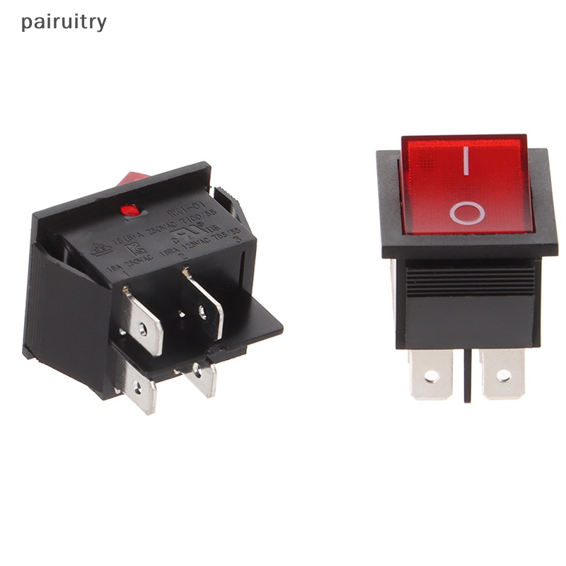 Prt RK1-01 16A 250V ON-OFF Rocker Switch 4Pin 6Pin KCD4-201n Saklar Perahu PRT