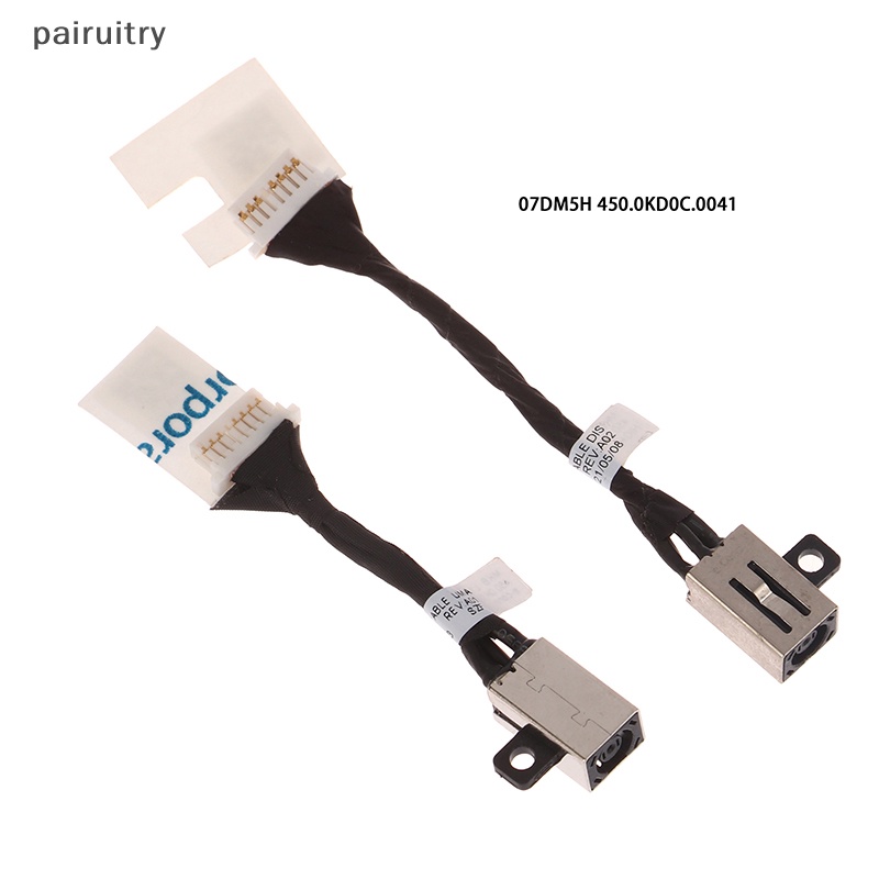 Prt Untuk Dell Lintang 34103510 E3510 E3410 Kabel Fleksibel Charging Laptop 07DM5H 0N8R4T DC Power Jack cable PRT