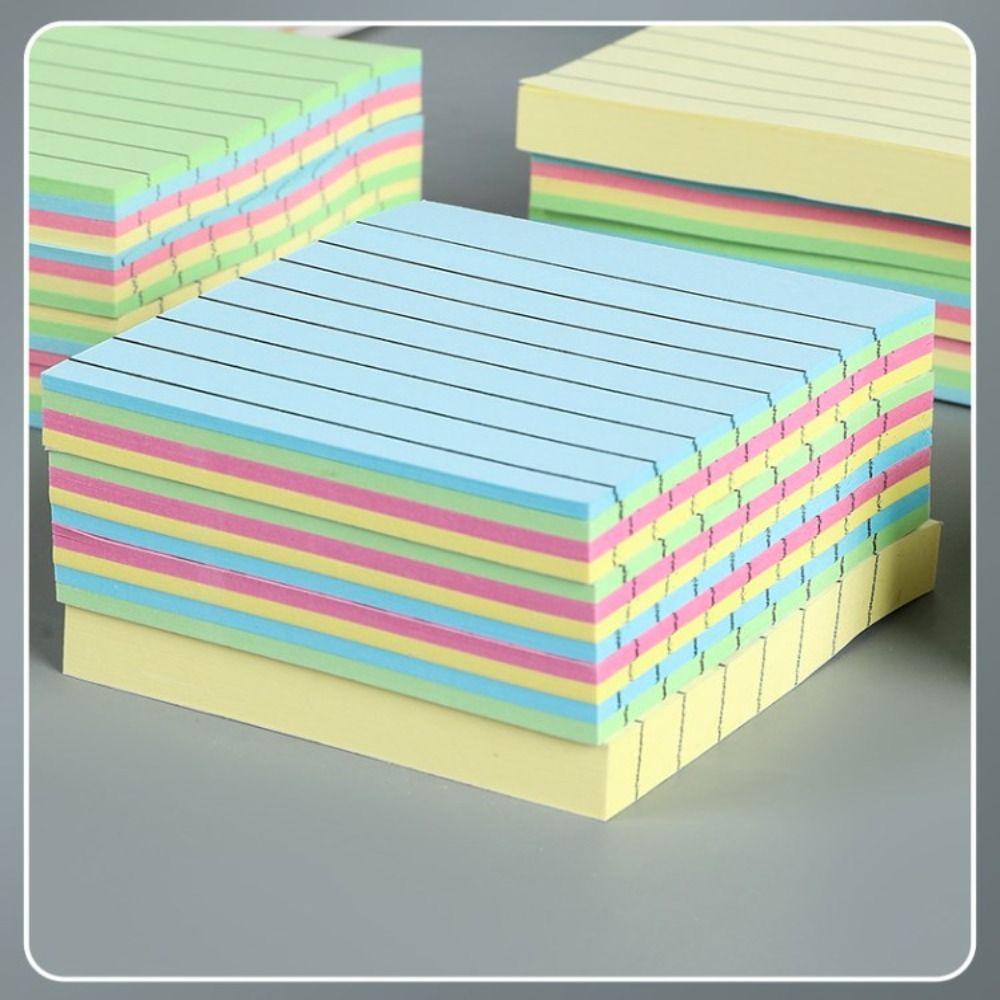 [Elegan] Posted Sticky Note Pad Creative 100Sheets N Times Sticky Scrapbooking Mengambil Catatan Alat Tulis Pesan Notepads