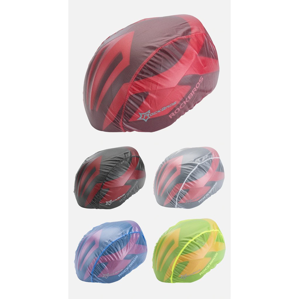459 ROCKBROS 20001 Windproof Rain Bicycle Helmet Cover - Sarung Helm