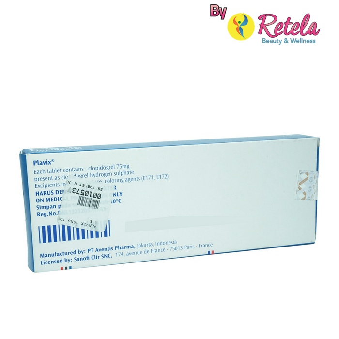 PLAVIX 75MG 1 STRIP 14 TABLET